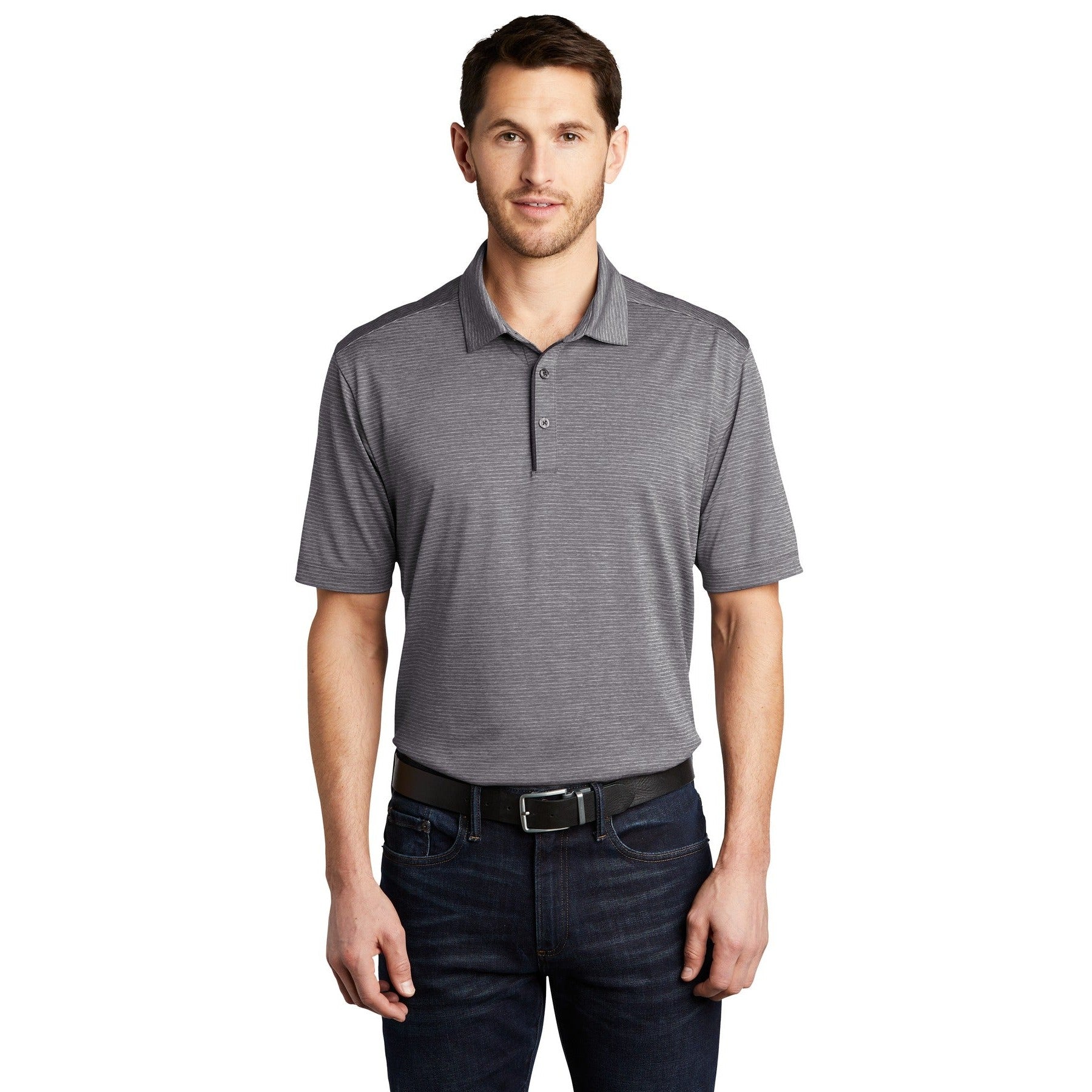 Port Authority-Port Authority ® Shadow Stripe Polo. K585-MedTech-5