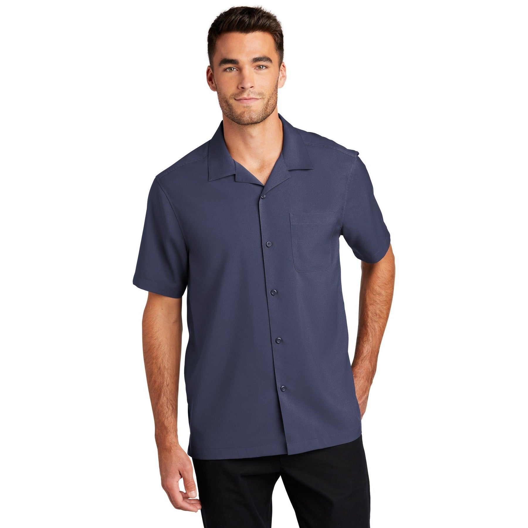 Port Authority-Port Authority ® Short Sleeve Performance Staff Shirt W400-MedTech-6
