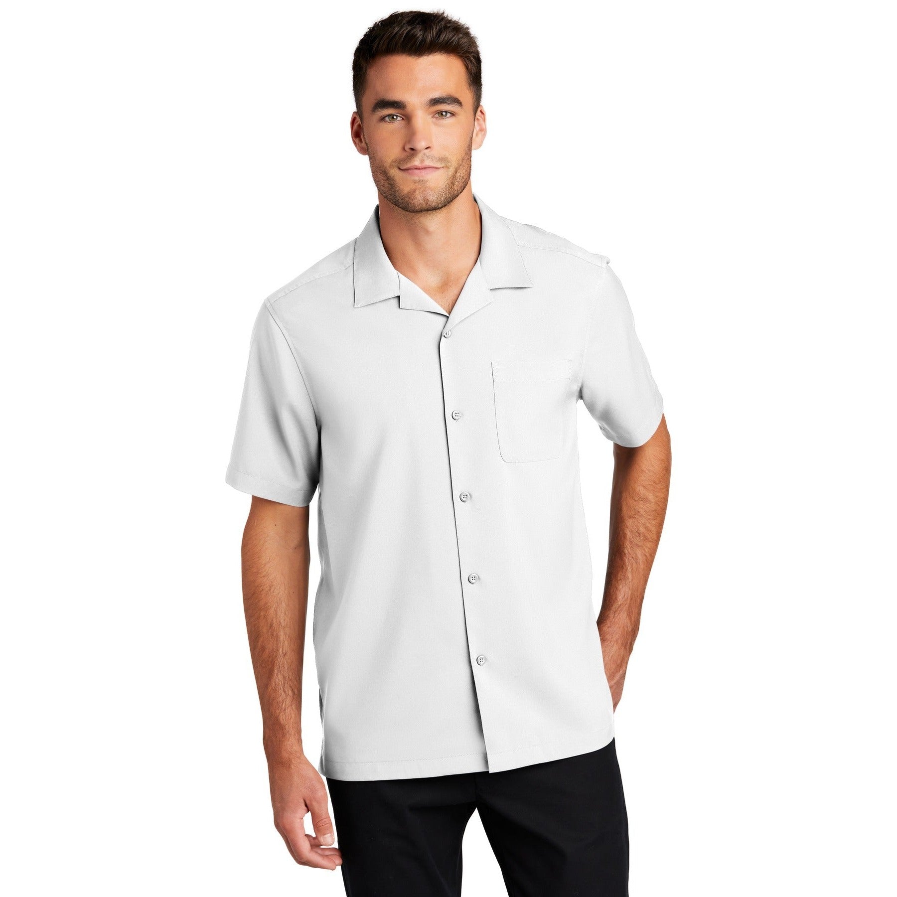 Port Authority-Port Authority ® Short Sleeve Performance Staff Shirt W400-MedTech-7