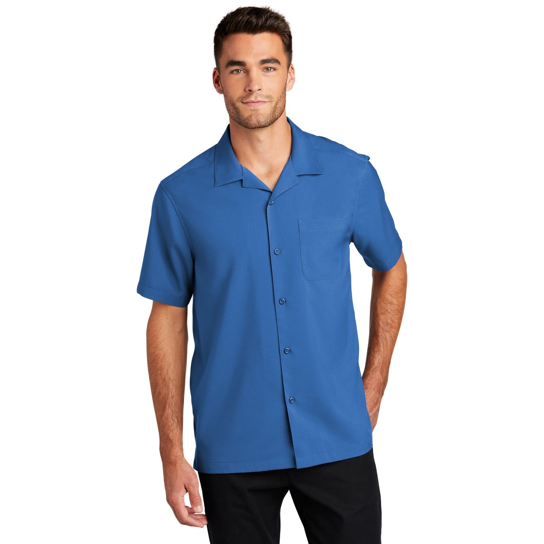 Port Authority-Port Authority ® Short Sleeve Performance Staff Shirt W400-MedTech-5