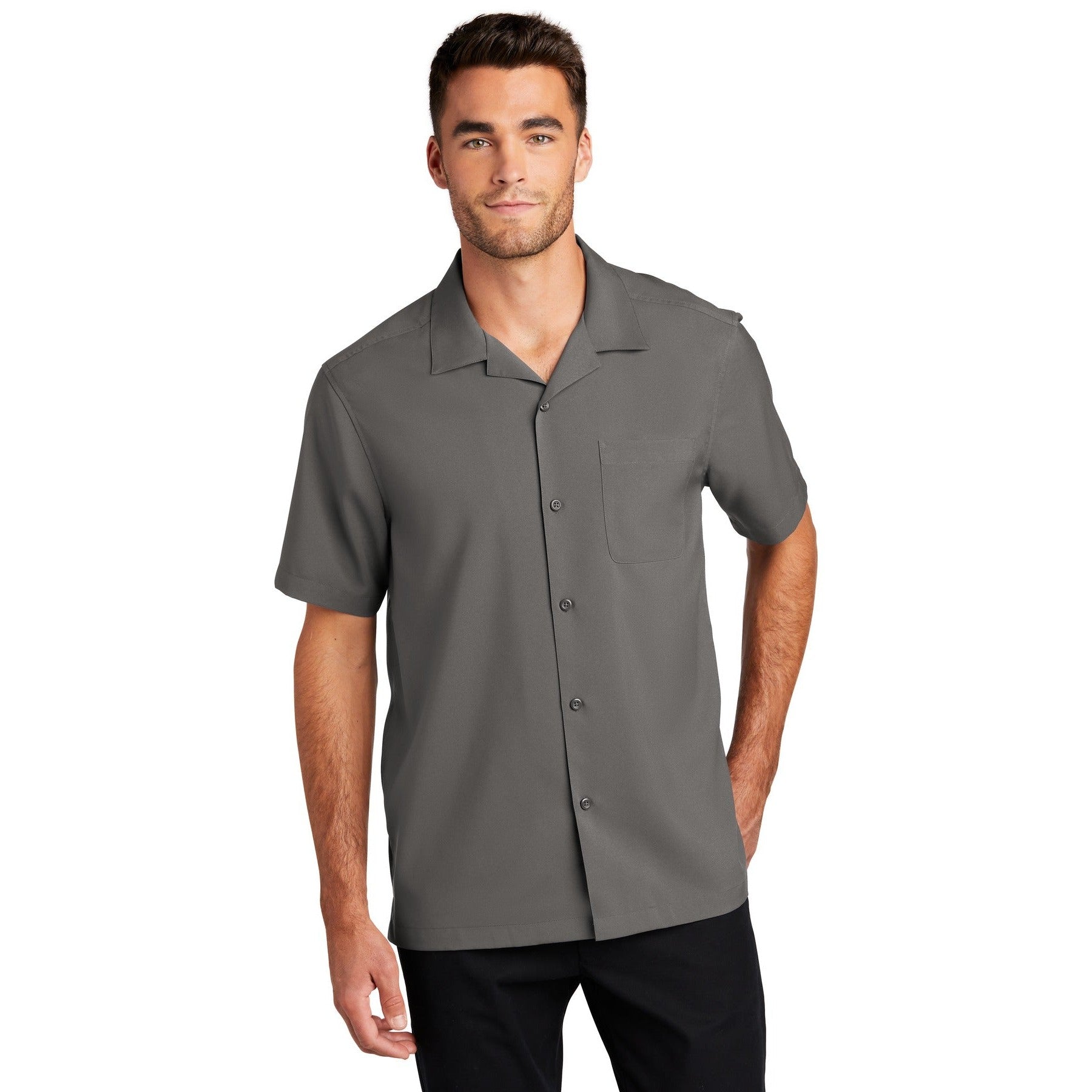 Port Authority-Port Authority ® Short Sleeve Performance Staff Shirt W400-MedTech-3