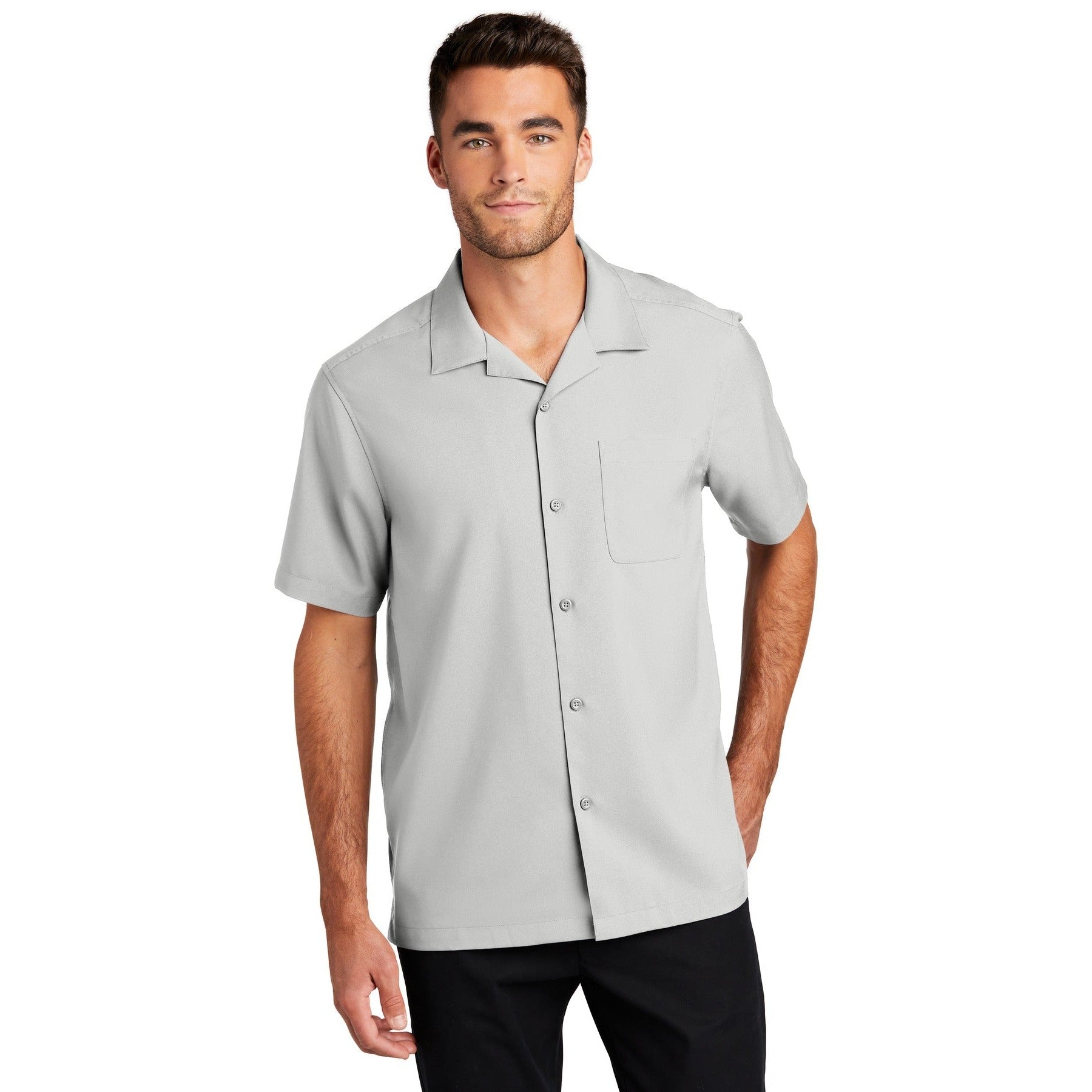 Port Authority-Port Authority ® Short Sleeve Performance Staff Shirt W400-MedTech-4