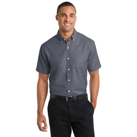 Port Authority-Port Authority® Short Sleeve SuperPro™ Oxford Shirt. S659-MedTech-1