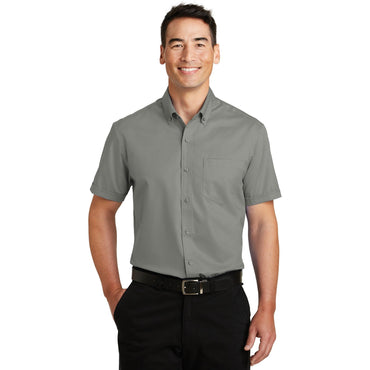 Port Authority-Port Authority® Short Sleeve SuperPro™ Twill Shirt. S664-MedTech-2