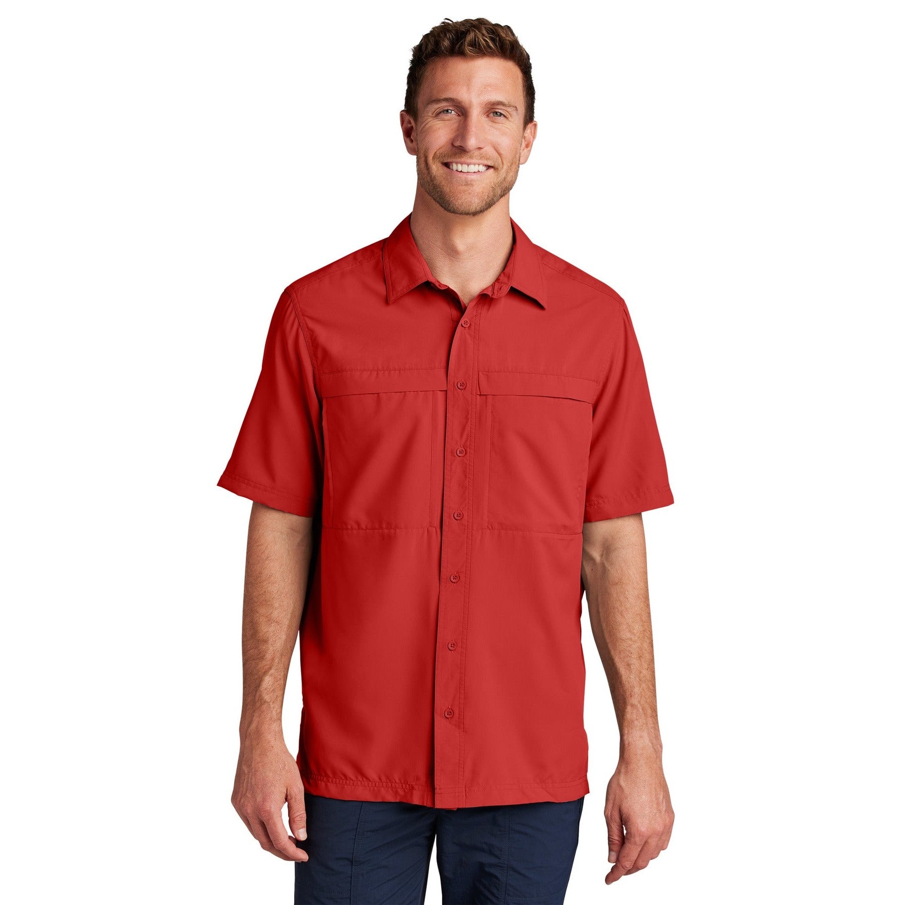Port Authority-Port Authority® Short Sleeve UV Daybreak Shirt W961-MedTech-6