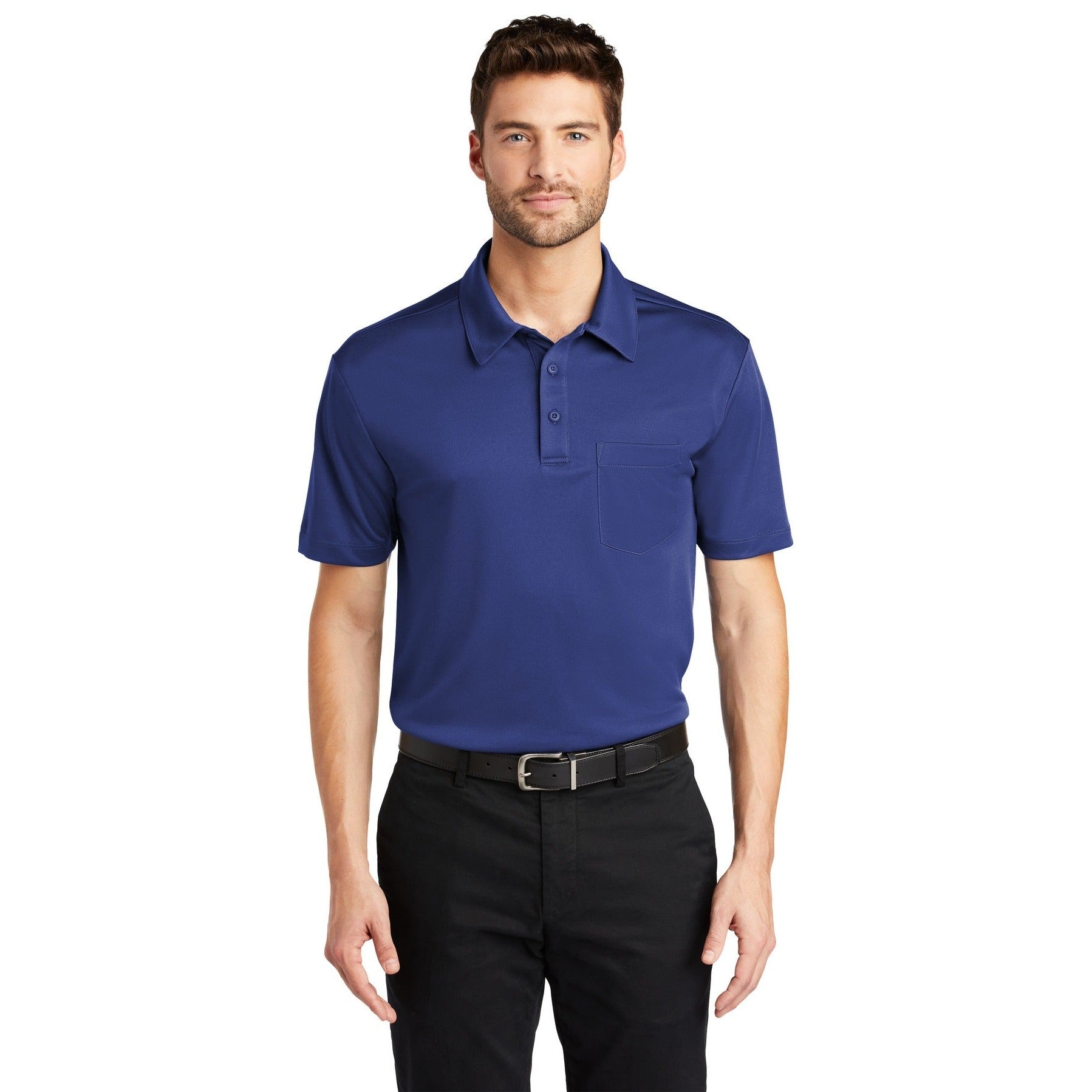 Port Authority-Port Authority® Silk Touch™ Performance Pocket Polo. K540P-MedTech-7