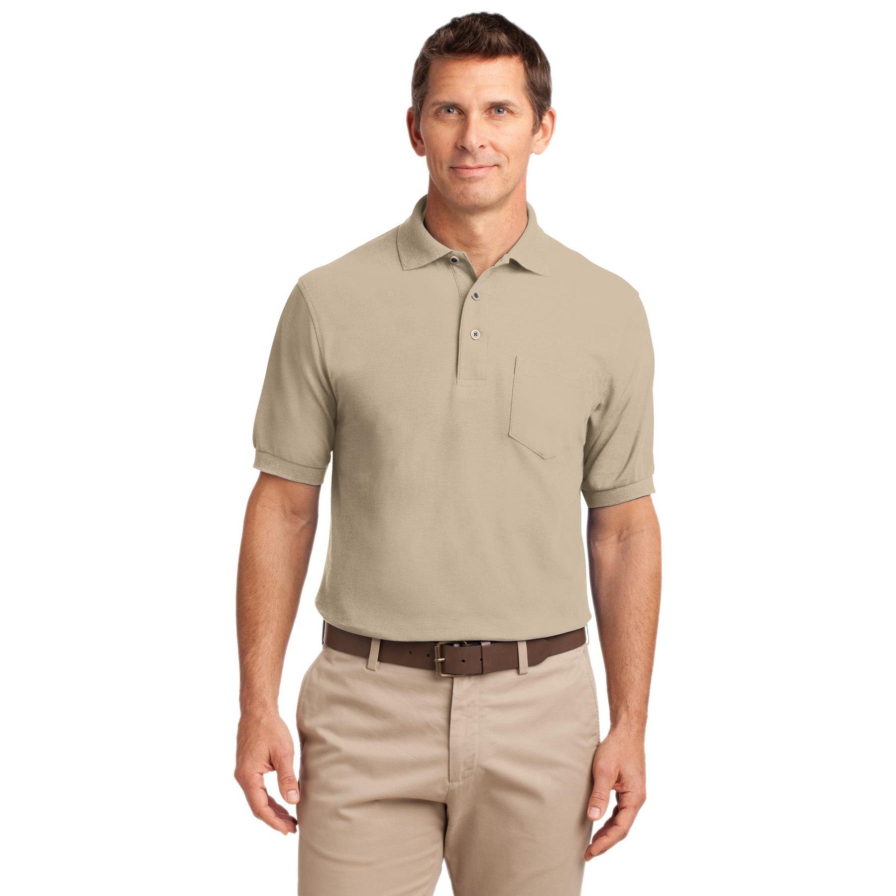 Port Authority-Port Authority® Silk Touch™ Polo with Pocket. K500P-MedTech-8