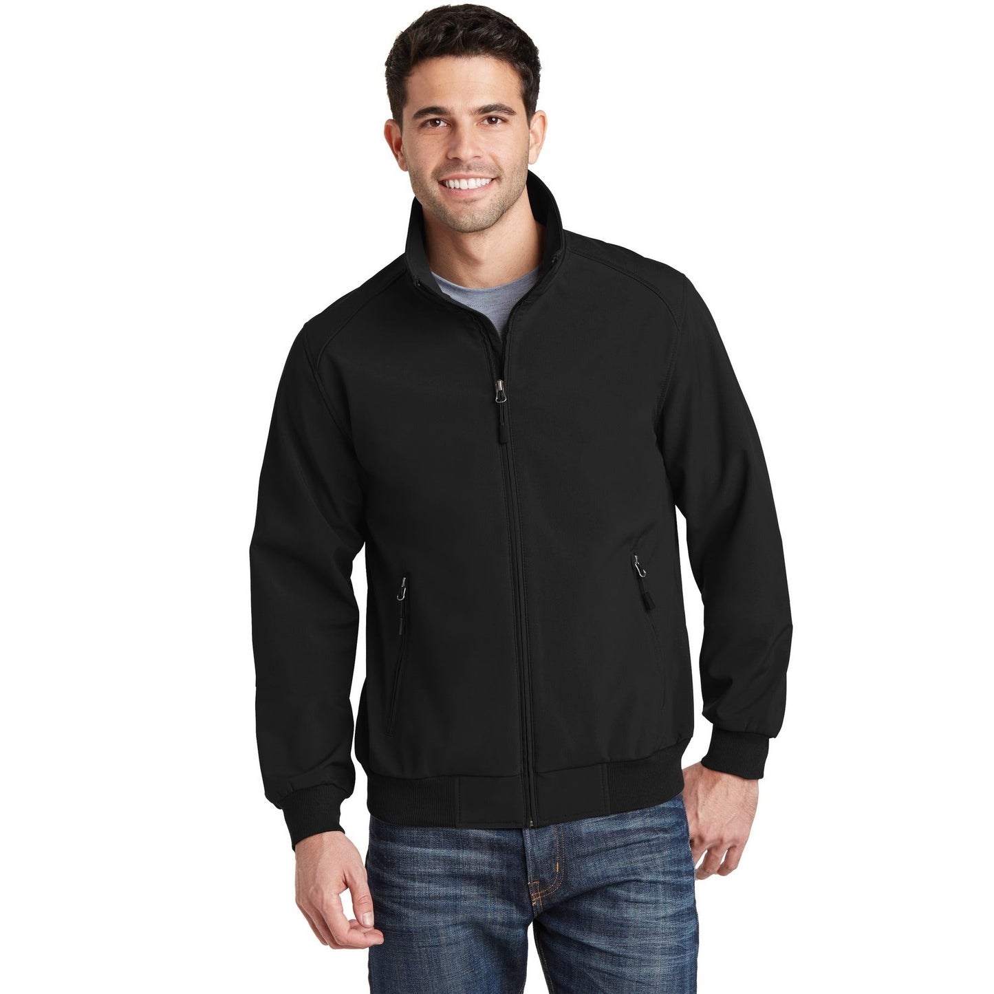 Port Authority-Port Authority® Soft Shell Bomber Jacket. J337-MedTech-2