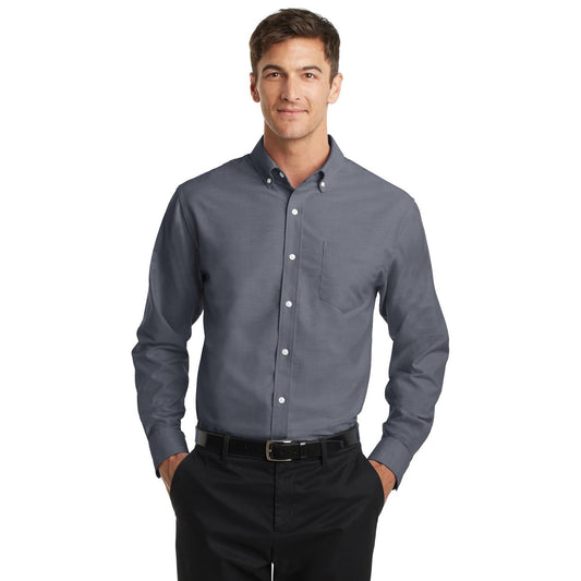 Port Authority-Port Authority® SuperPro™ Oxford Shirt. S658-MedTech-1