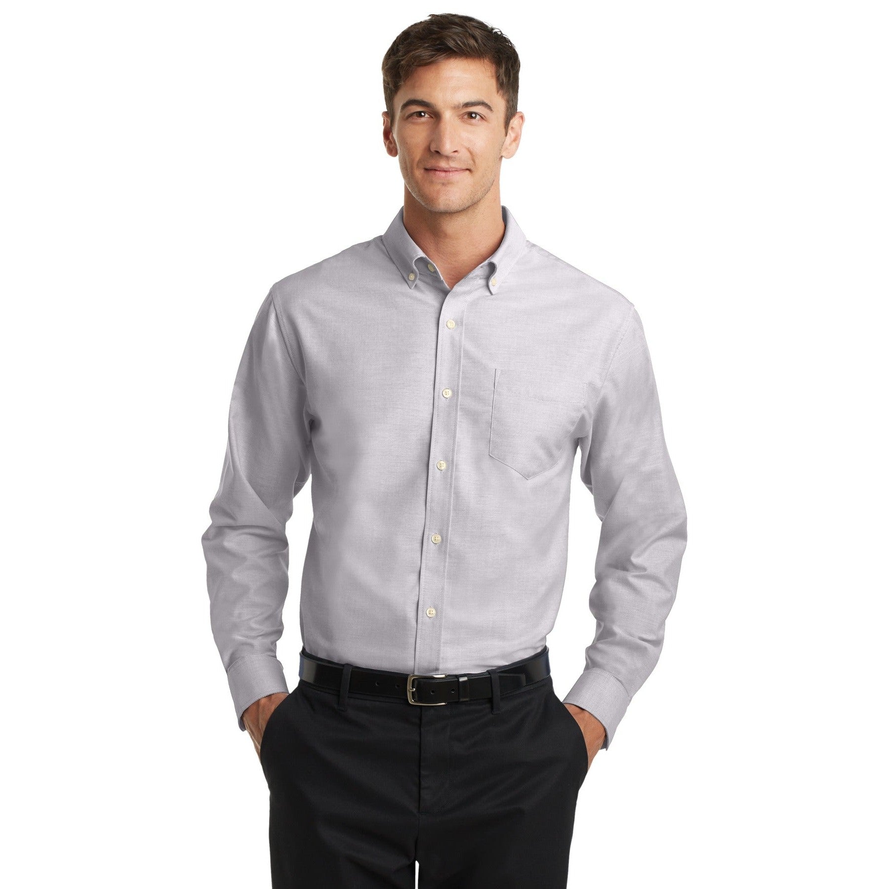 Port Authority-Port Authority® SuperPro™ Oxford Shirt. S658-MedTech-3