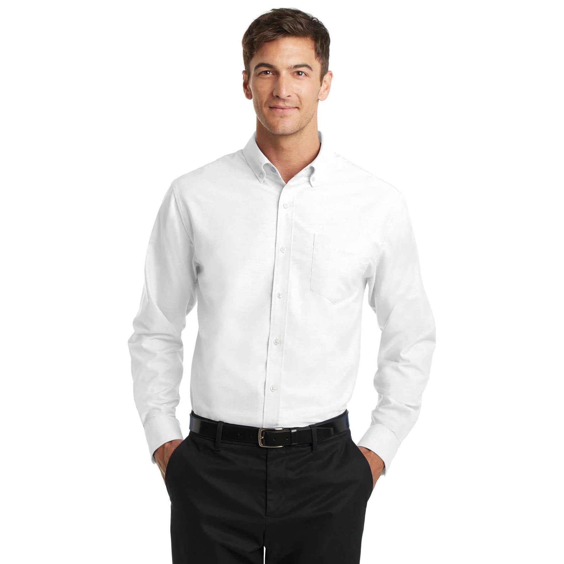 Port Authority-Port Authority® SuperPro™ Oxford Shirt. S658-MedTech-7