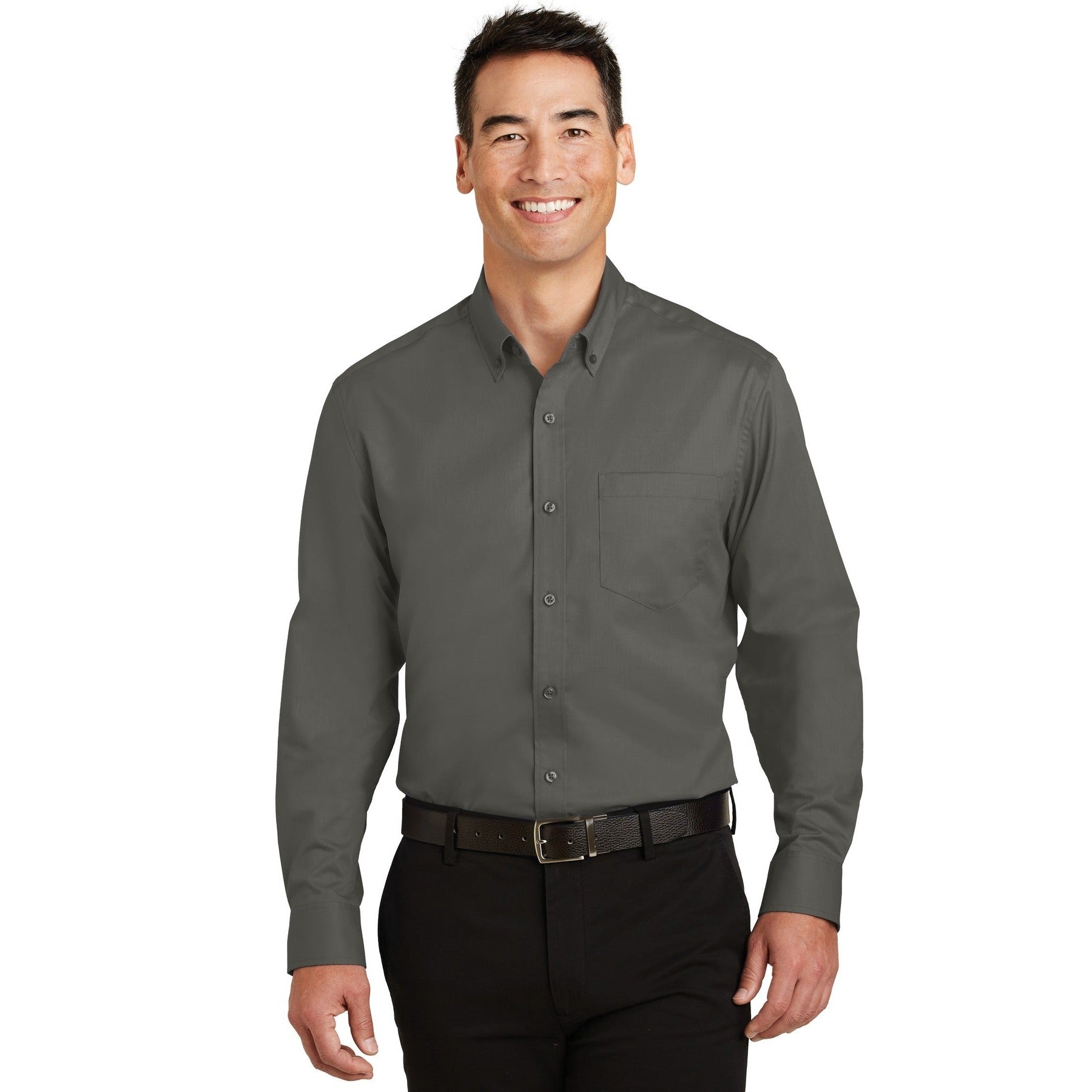 Port Authority-Port Authority® SuperPro™ Twill Shirt. S663-MedTech-4