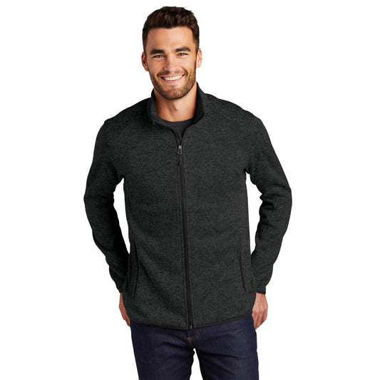 Port Authority-Port Authority® Sweater Fleece Jacket. F232-MedTech-1