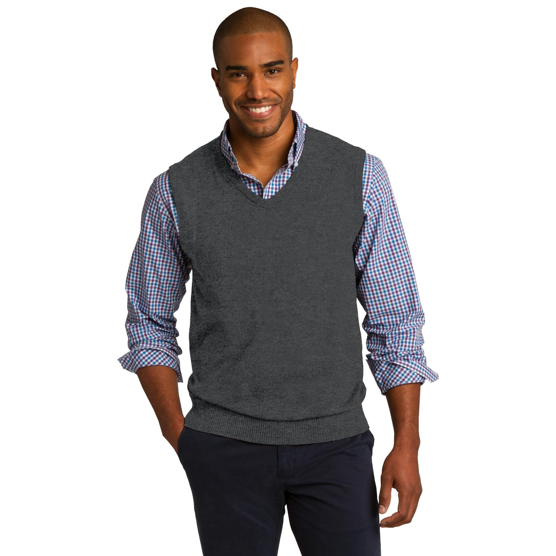 Port Authority-Port Authority® Sweater Vest. SW286-MedTech-2