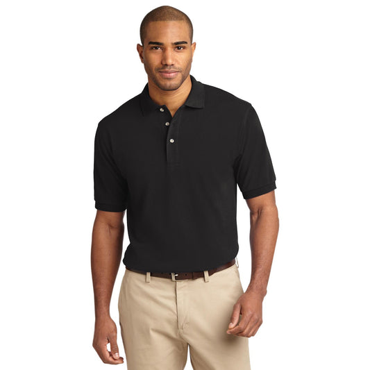 Port Authority-Port Authority® Tall Heavyweight Cotton Pique Polo. TLK420-MedTech-1