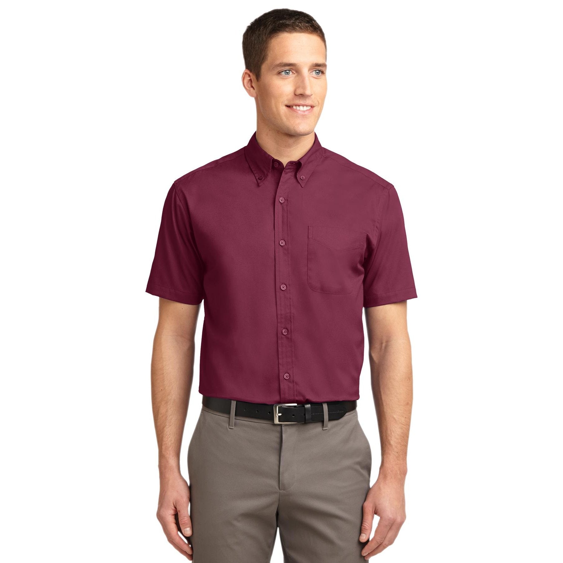 Port Authority-Port Authority® Tall Short Sleeve Easy Care Shirt. TLS508-MedTech-2