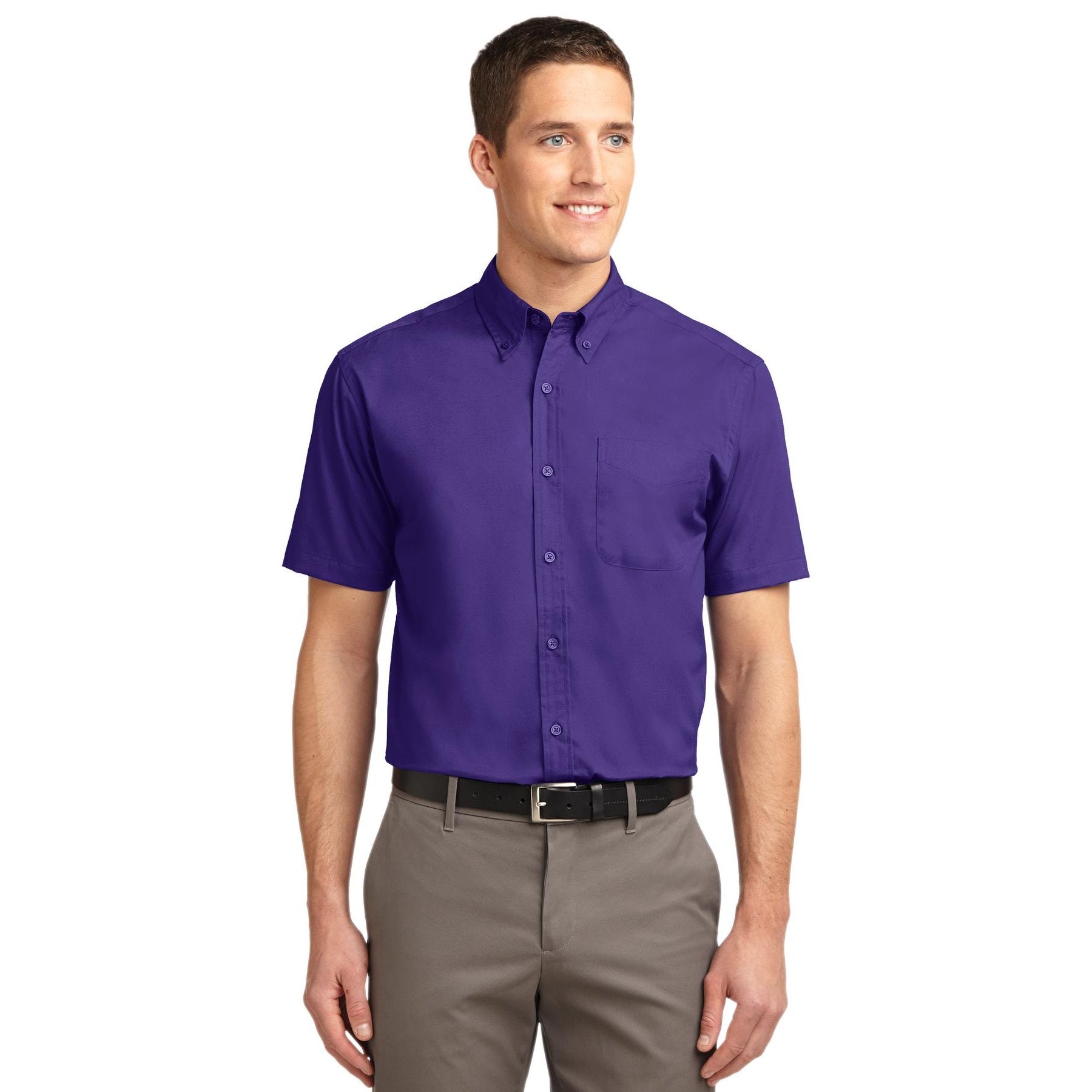 Port Authority-Port Authority® Tall Short Sleeve Easy Care Shirt. TLS508-MedTech-8