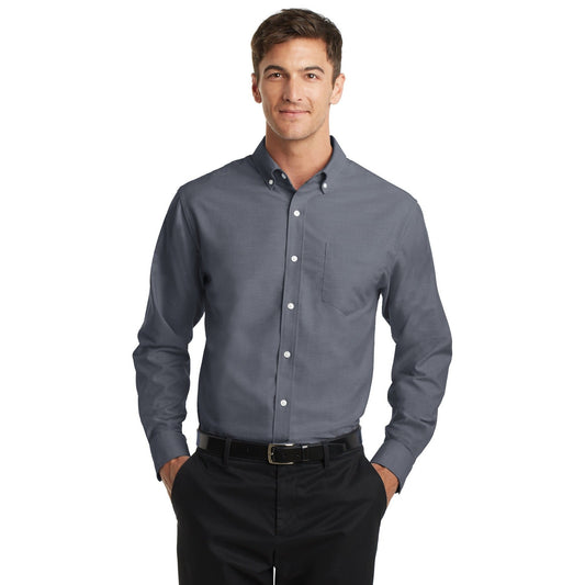 Port Authority-Port Authority® Tall SuperPro™ Oxford Shirt. TS658-MedTech-1