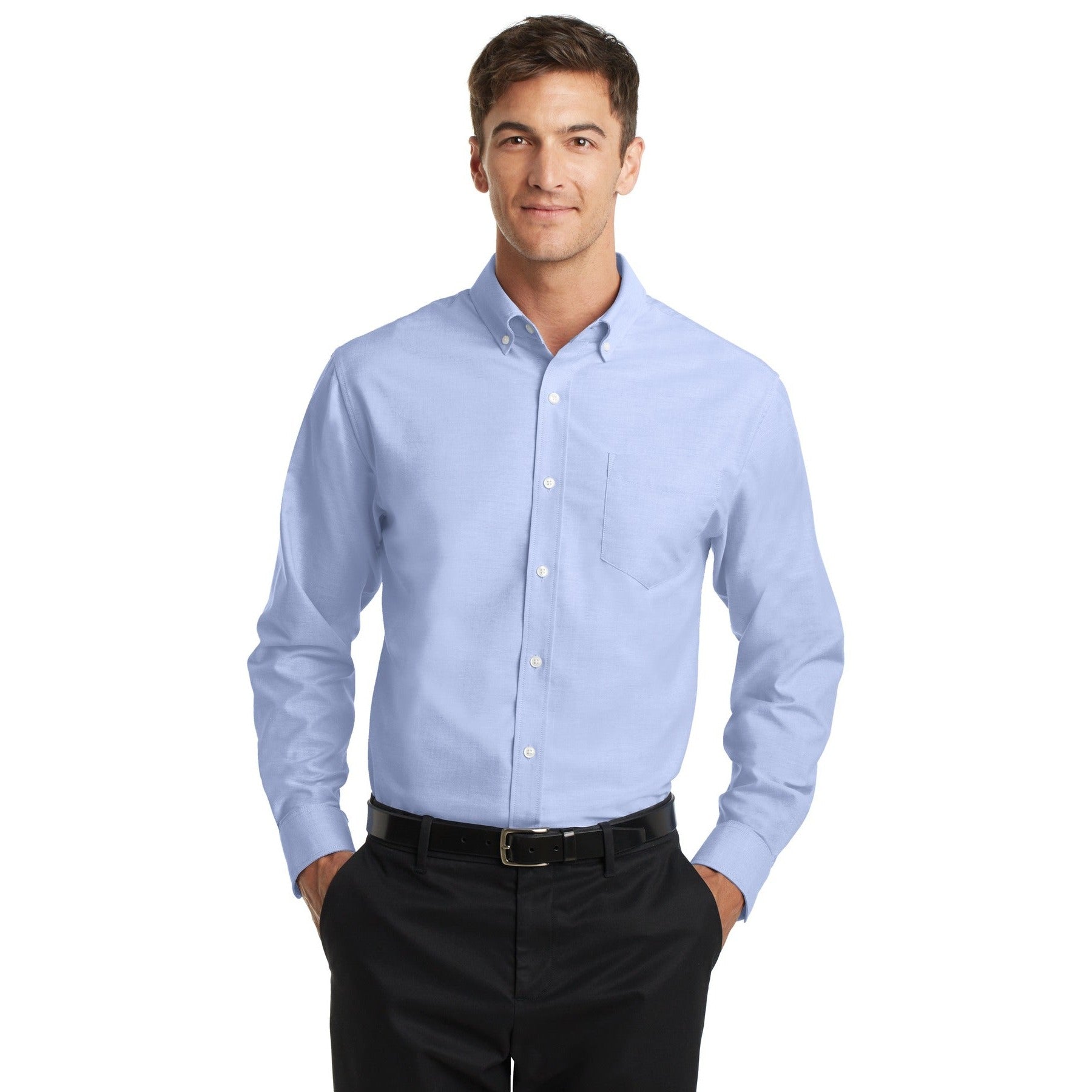 Port Authority-Port Authority® Tall SuperPro™ Oxford Shirt. TS658-MedTech-2