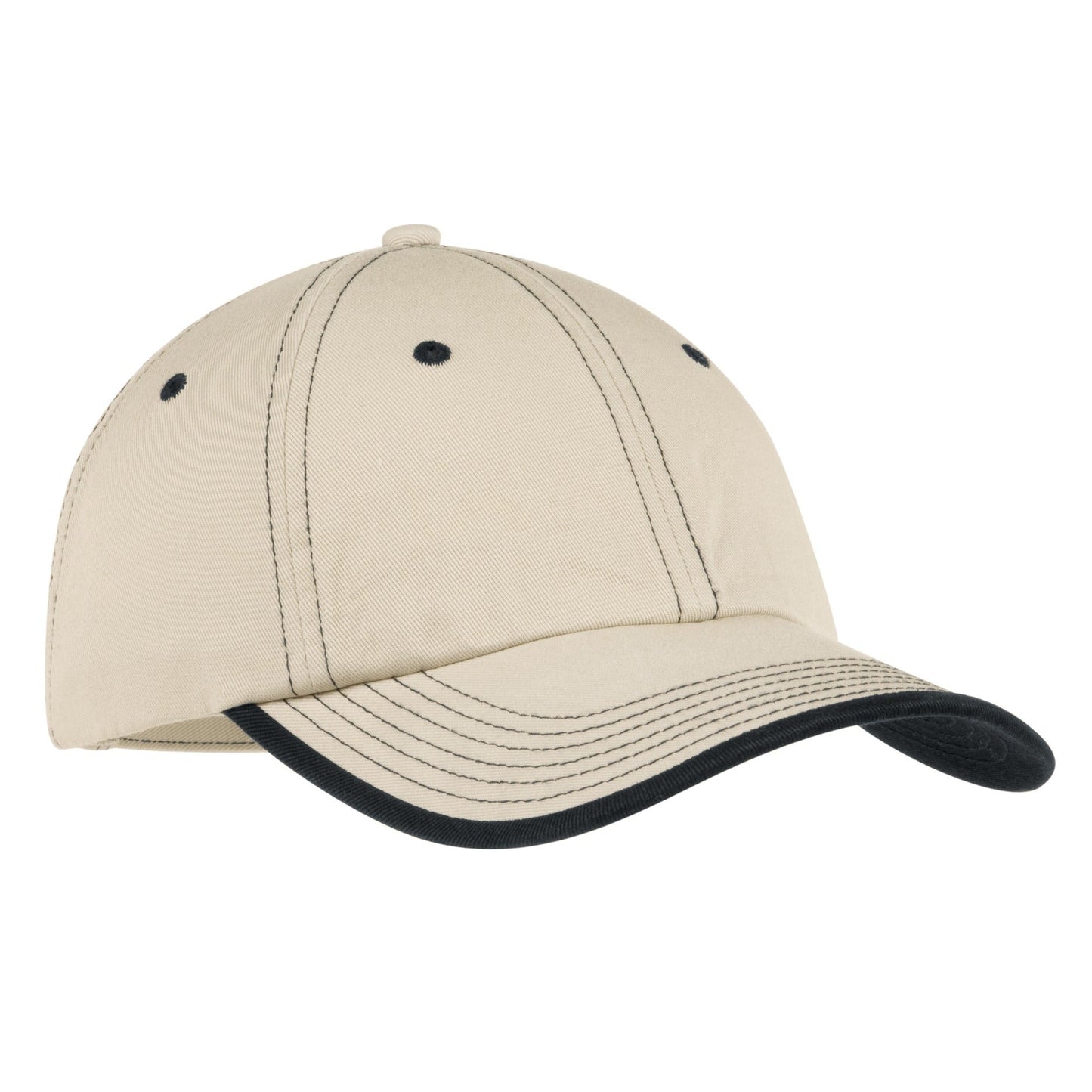 Port Authority-Port Authority® Vintage Washed Contrast Stitch Cap. C835-MedTech-4