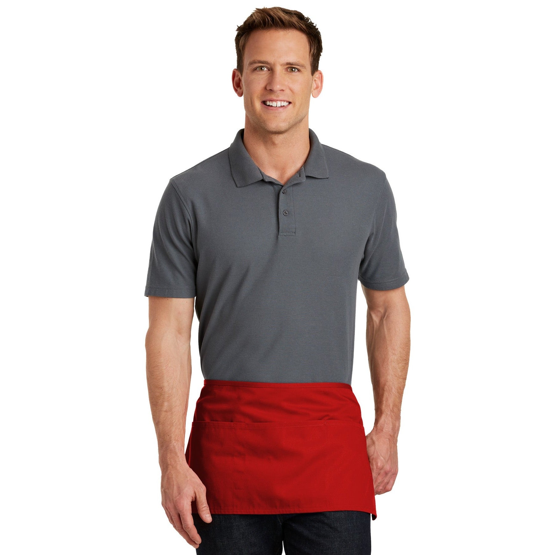 Port Authority-Port Authority® Waist Apron with Pockets. A515-MedTech-3