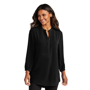 Port Authority-Port Authority® Women's 3/4-Sleeve Textured Crepe Tunic LW713-MedTech-2