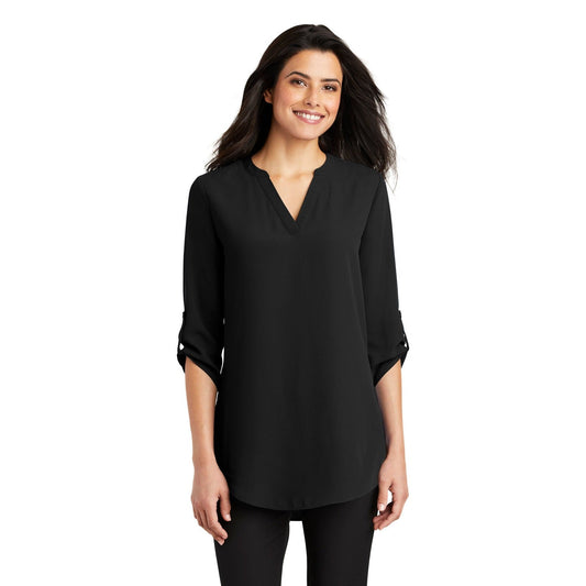 Port Authority-Port Authority® Women's 3/4-Sleeve Tunic Blouse. LW701-MedTech-1