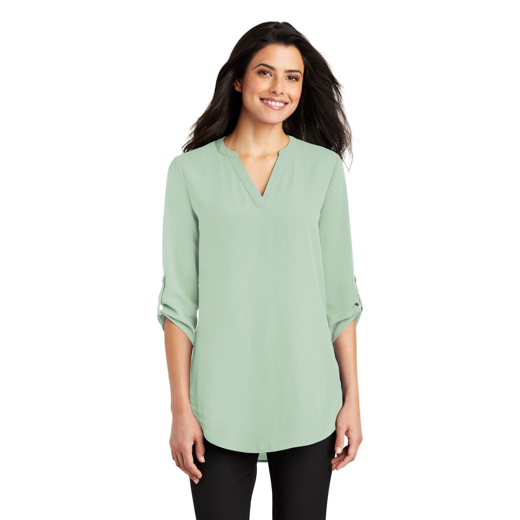 Port Authority-Port Authority® Women's 3/4-Sleeve Tunic Blouse. LW701-MedTech-4
