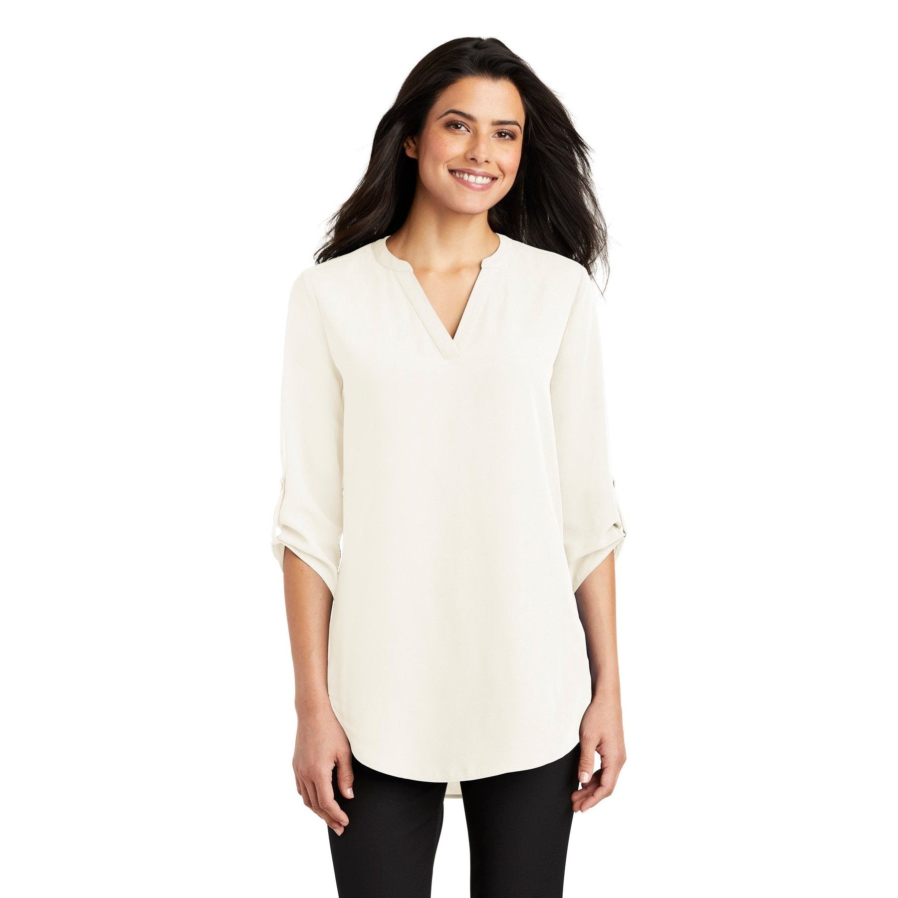 Port Authority-Port Authority® Women's 3/4-Sleeve Tunic Blouse. LW701-MedTech-3