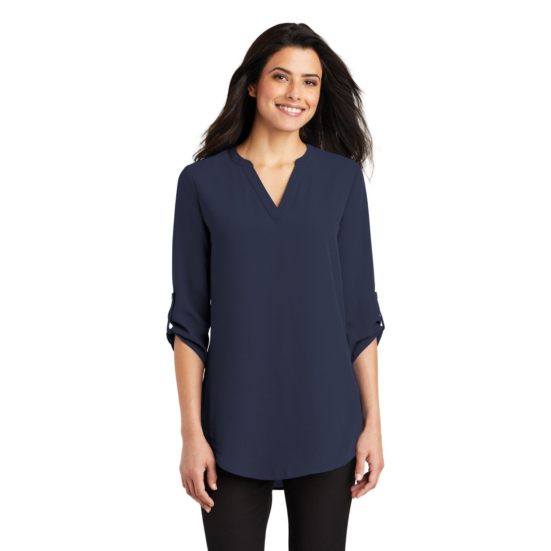 Port Authority-Port Authority® Women's 3/4-Sleeve Tunic Blouse. LW701-MedTech-8