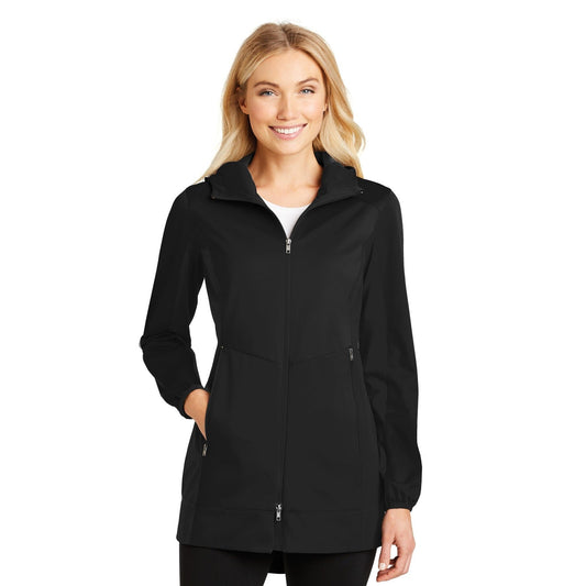 Port Authority-Port Authority® Women's Active Hooded Soft Shell Jacket. L719-MedTech-1