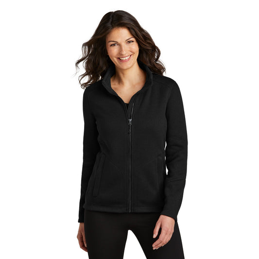Port Authority-Port Authority® Women's Arc Sweater Fleece Jacket L428-MedTech-1