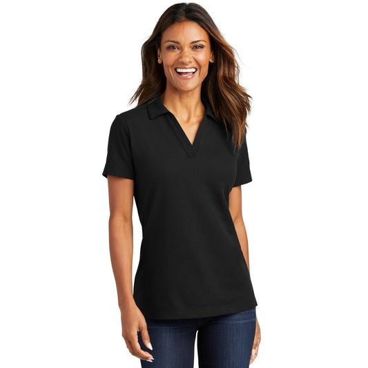 Port Authority-Port Authority® Women's C-FREE® Cotton Blend Pique Polo LK867-MedTech-1