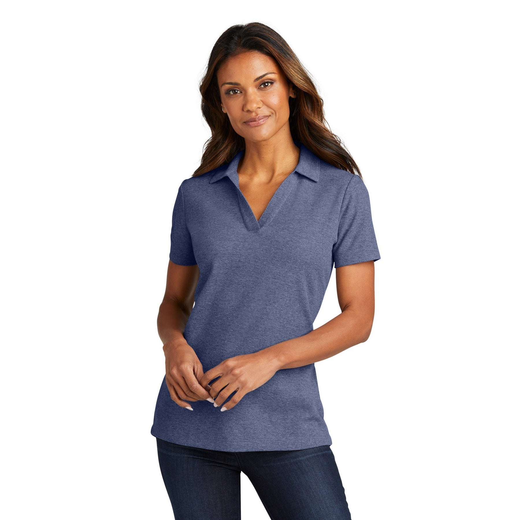 Port Authority-Port Authority® Women's C-FREE® Cotton Blend Pique Polo LK867-MedTech-6