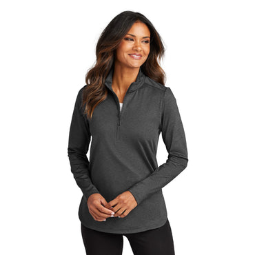 Port Authority-Port Authority® Women's C-FREE® Double Knit 1/4-Zip LK880-MedTech-2