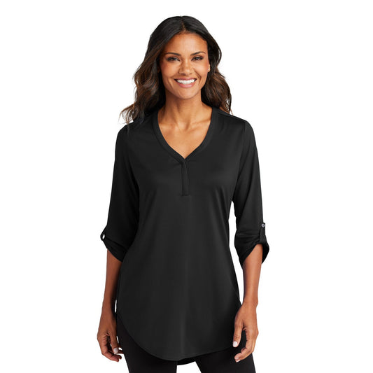 Port Authority-Port Authority® Women's City Stretch 3/4-Sleeve Tunic LK6840-MedTech-1