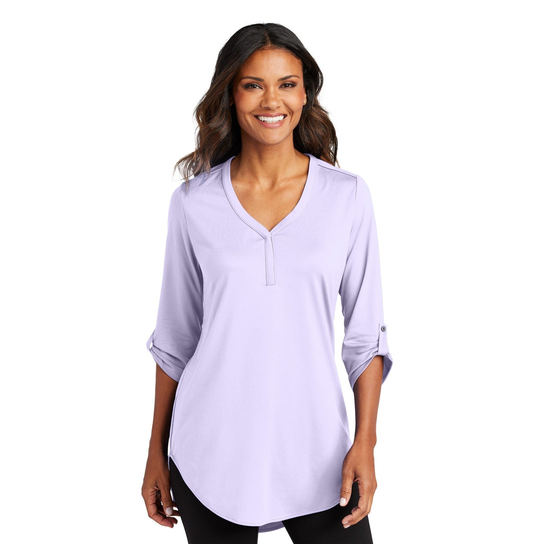 Port Authority-Port Authority® Women's City Stretch 3/4-Sleeve Tunic LK6840-MedTech-2