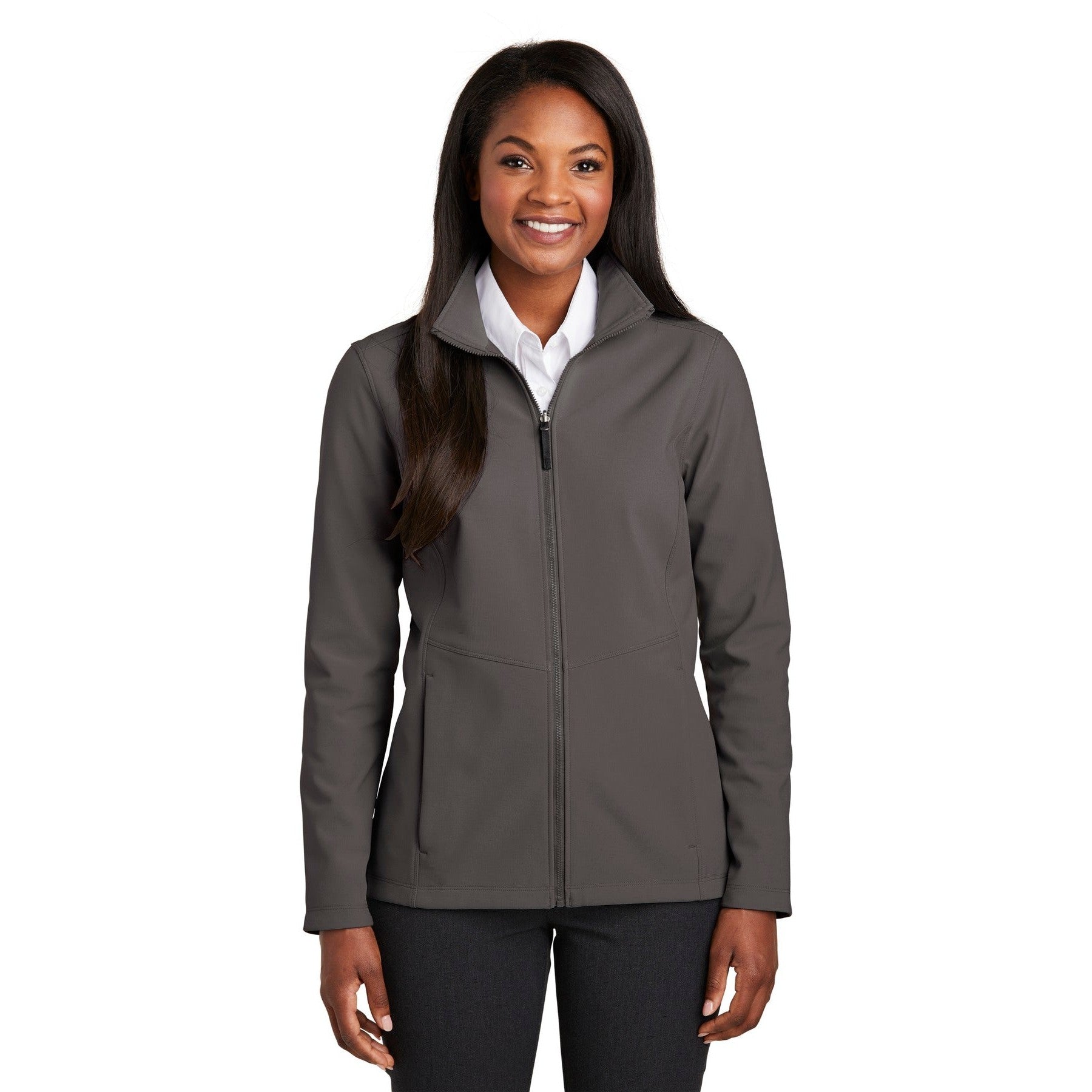 Port Authority-Port Authority ® Women's Collective Soft Shell Jacket. L901-MedTech-2