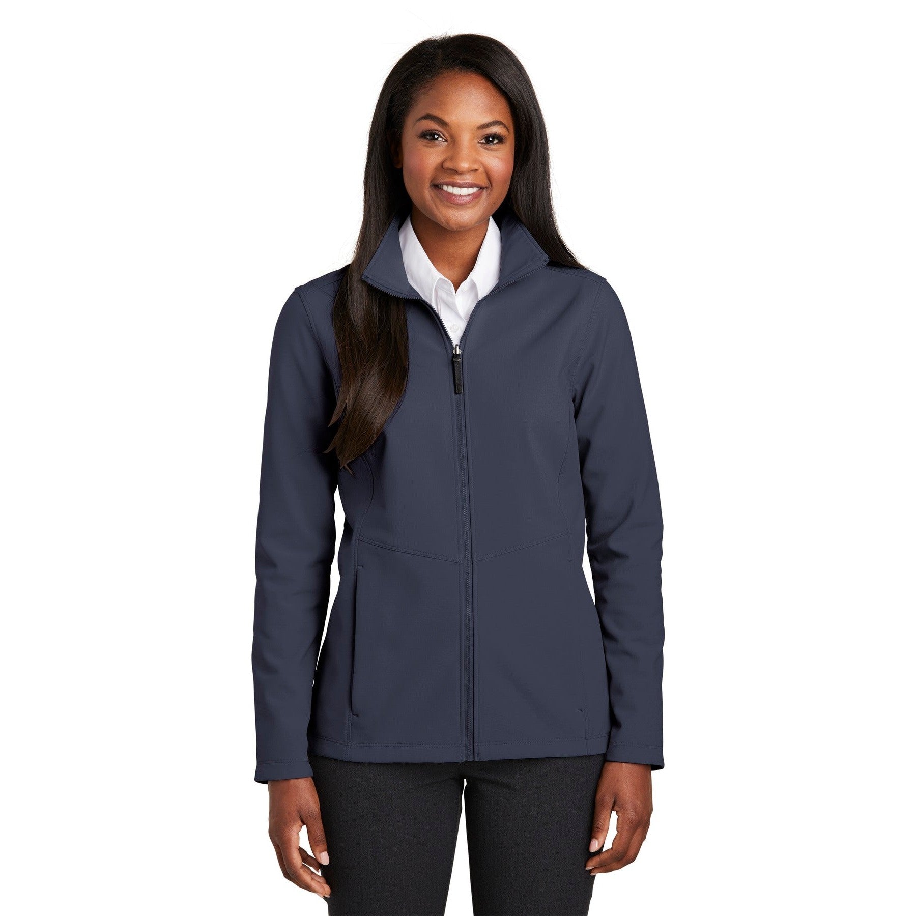 Port Authority-Port Authority ® Women's Collective Soft Shell Jacket. L901-MedTech-5