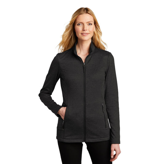 Port Authority-Port Authority ® Women's Collective Striated Fleece Jacket. L905-MedTech-1