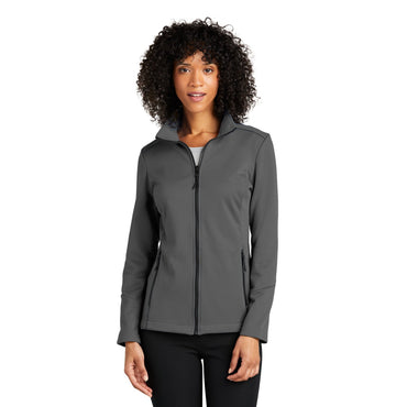 Port Authority-Port Authority® Women's Collective Tech Soft Shell Jacket L921-MedTech-2