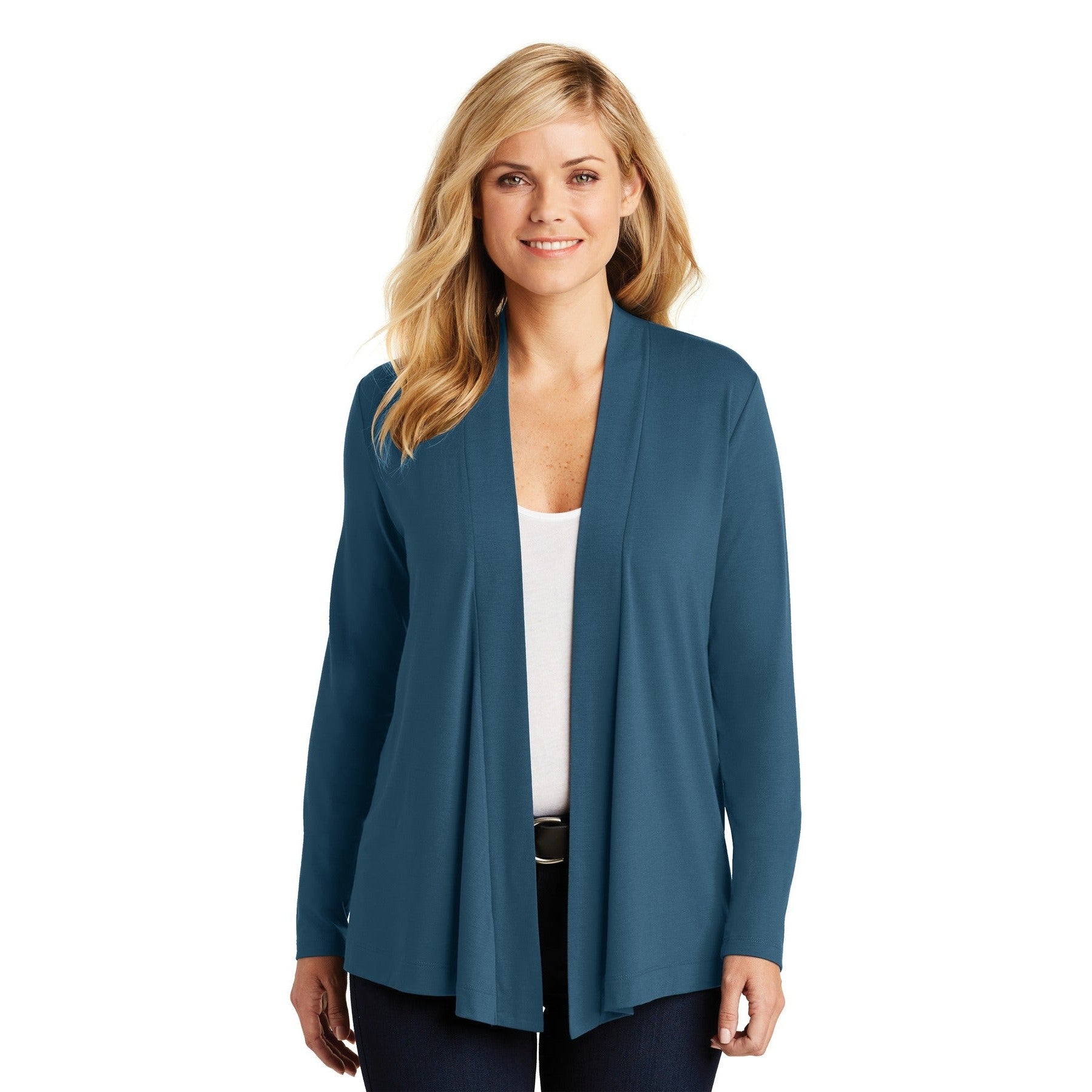 Port Authority-Port Authority® Women's Concept Open Cardigan. L5430-MedTech-2