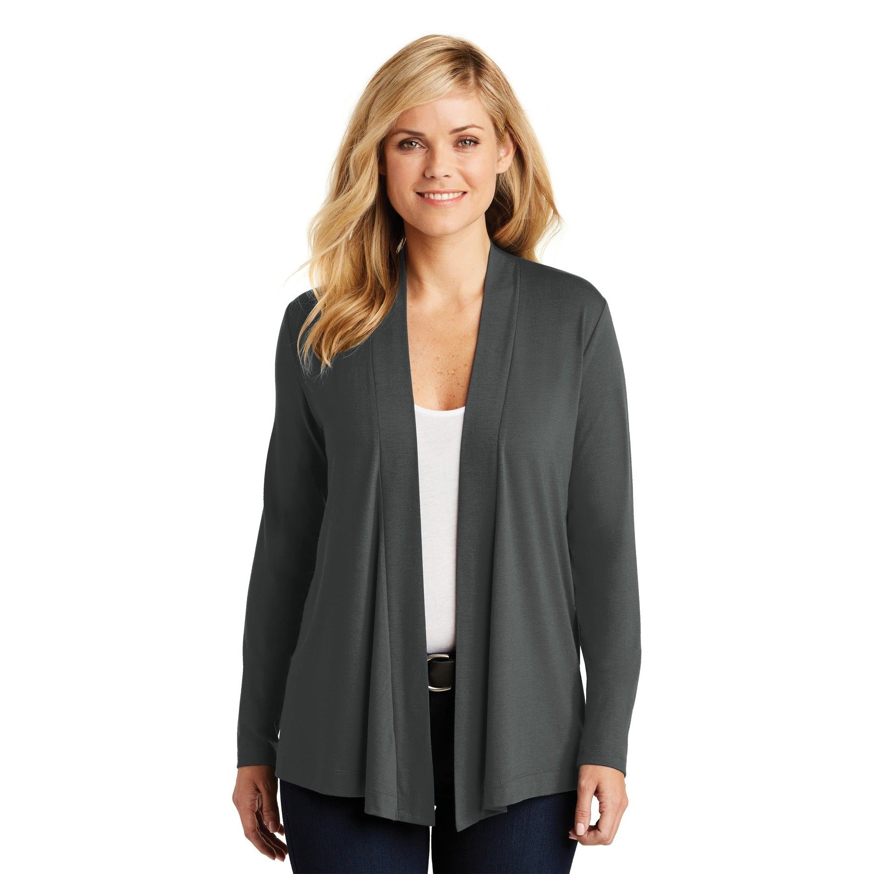 Port Authority-Port Authority® Women's Concept Open Cardigan. L5430-MedTech-3