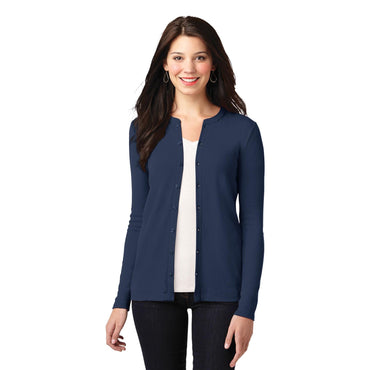 Port Authority-Port Authority® Women's Concept Stretch Button-Front Cardigan. LM1008-MedTech-2