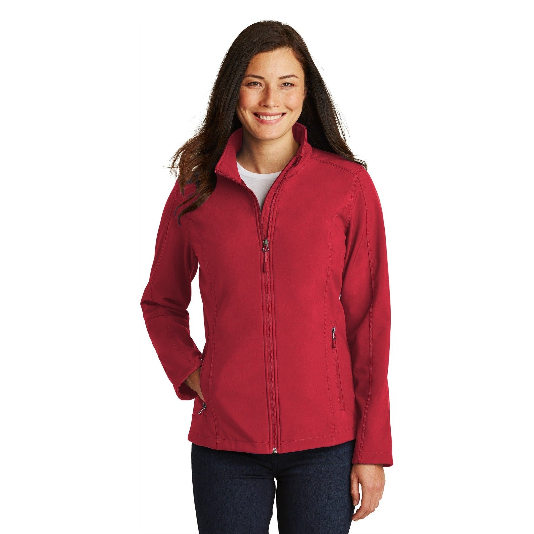Port Authority-Port Authority® Women's Core Soft Shell Jacket. L317-MedTech-8