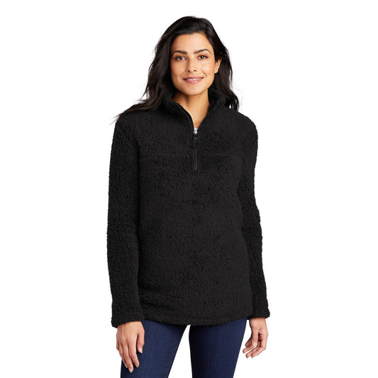 Port Authority-Port Authority® Women's Cozy 1/4-Zip Fleece L130-MedTech-1