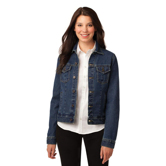 Port Authority-Port Authority® Women's Denim Jacket. L7620-MedTech-1