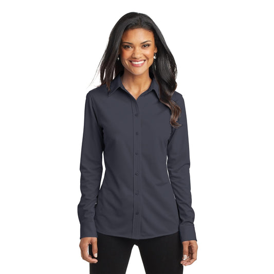 Port Authority-Port Authority® Women's Dimension Knit Dress Shirt. L570-MedTech-1
