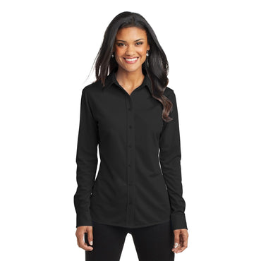 Port Authority-Port Authority® Women's Dimension Knit Dress Shirt. L570-MedTech-2