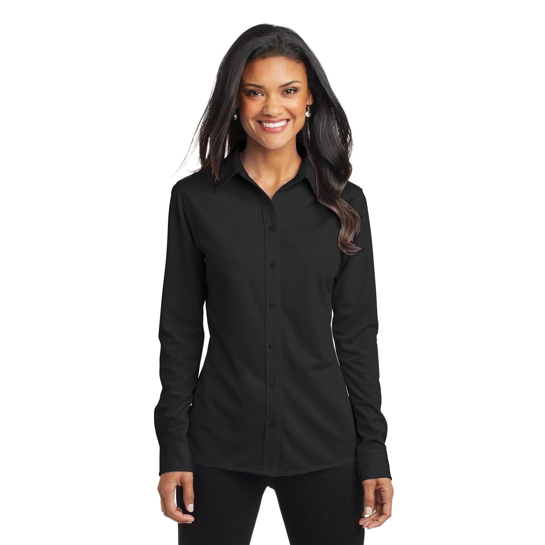 Port Authority-Port Authority® Women's Dimension Knit Dress Shirt. L570-MedTech-2